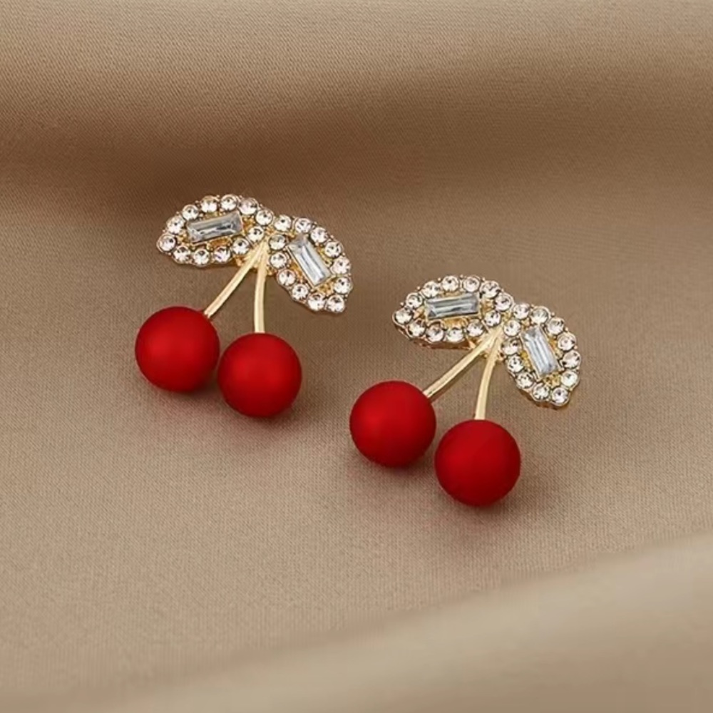 Cherry pop earrings